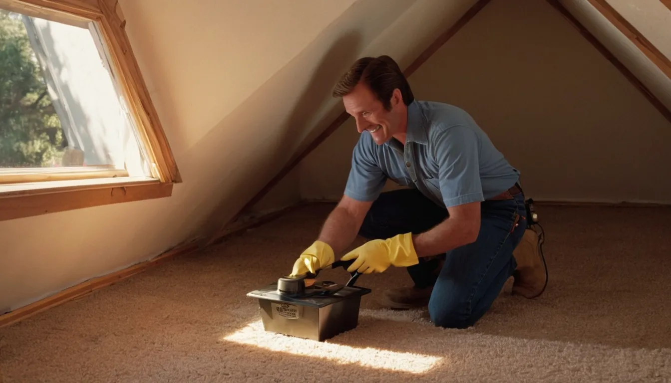 Friendly local provider inspecting an attic for rodent and wildlife activity in a Antioch home